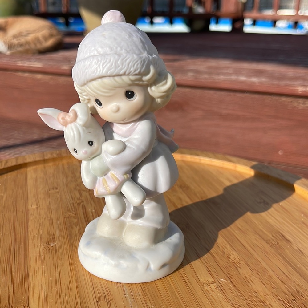 Precious Moments Figurine "Good Friends Are For Always" 1991